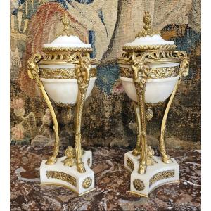 Pair Of Cassolettes Napoleon III Period