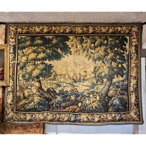 Tapestry Dite Verdure Aubusson 17th Century