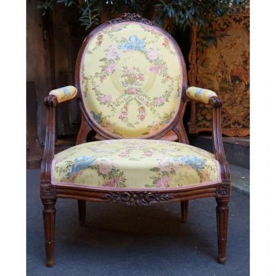 Backrest Armchair Queen Louis XVI