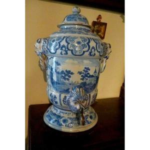 Earthenware Table Fountain From Nevers Seventeenth Time