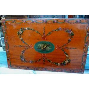 XVIII E English Painted Panel