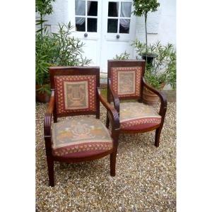 Pair Of Empire Period Armchairs