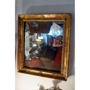Golden Wood Mirror End XVIII E