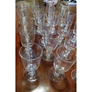  22 Glasses Mid-19th Century Period