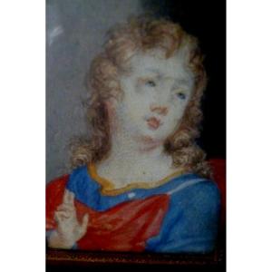 Miniature St John The Baptist, 18th Century