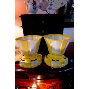 Pair Of “dutch” Type Vases