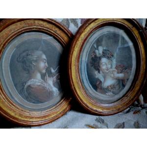 Drawing Of Countess De Bizy, Bizy Castle, Eure