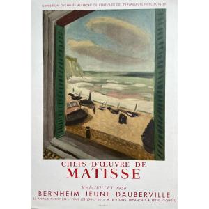 Henri Matisse Masterpieces Exhibition Poster - 1958