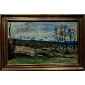 Agustin Lhardy Garrigues (1847-1918) Guadarrama Mountains 1900, Madrid Spain. Spanish Painter