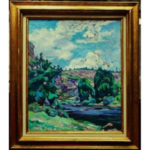 Eugène Alluaud ( 1866-1947) La Creuse Aux Fougères ~1915. Crozant School, Guillaumin, Detroy