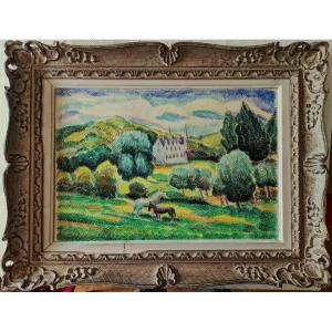 Pierre De Belay (1890-1947) Château De Pipriac, Brittany 1942. Quimper, Brest, Jacob Treilliste
