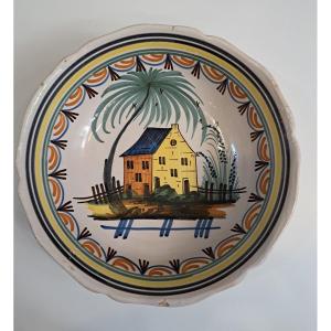 Large Nevers Earthenware Bowl With Home Decor