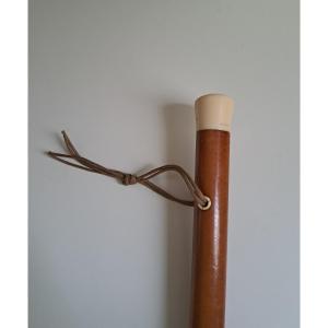 Cane With Ivory Knob And Tip