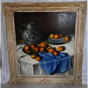 Oil Painting Still Life "the Dessert"