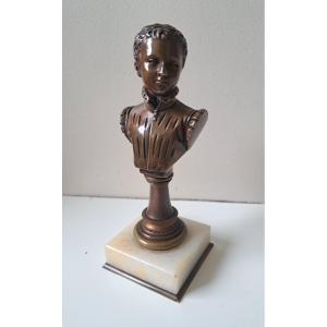 Small Bronze Bust Of Henry IV As A Child Attributed To Fjborio 