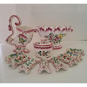 Lot Of Porcelain Objects From Stasbourg And Luneville