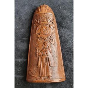 Wooden Emblazoned Tobacco Grater