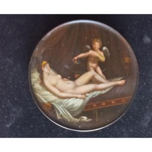 Papier Mâché Snuffbox  By Stobwasser Fabrik