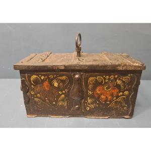Painted Iron Box From Nuremberg