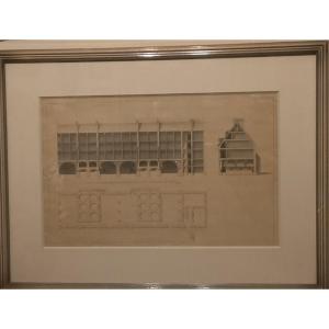 Drawing Of Industrial Architecture