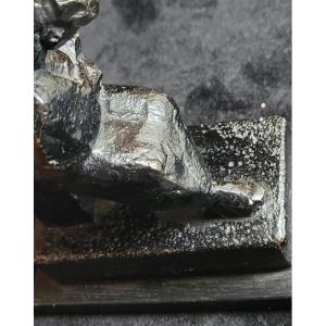 Statuette Of A Seated Woman With A Child In Her Arms By Liss Eriksson, Cast By Claude Valsuani