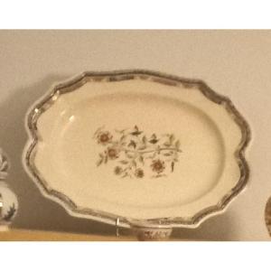 Very Large Rouen Earthenware Dish