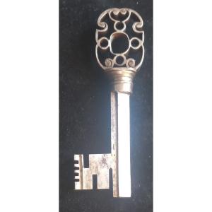 16th Century French Wrought Iron Key