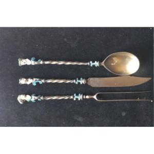 Silver Cutlery With Renaissance Inspiration