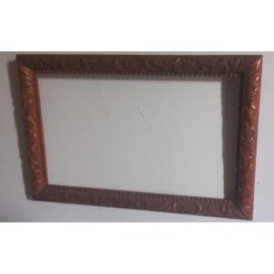 Louis XIV Period Wooden Frame In Saint Lucia Wood 