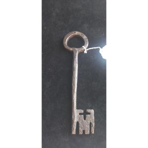 Wrought Iron Key From The 14th Or 15th Century