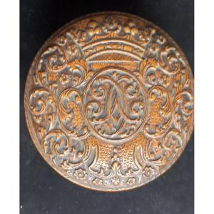 Circular Box In Saint Lucia Wood 