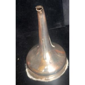 Scotch Scottish Silver Funnel Decanter