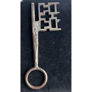 Large Romanesque Style Key