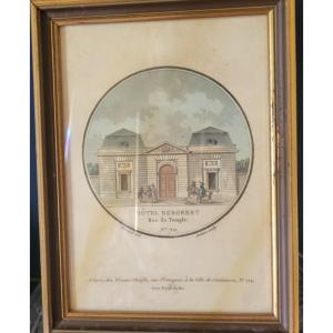  The 3 Views Of The Bergeret Hotel In Paris By Janinet