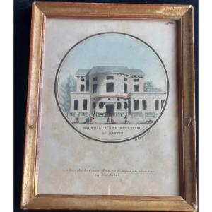 Summer Vauxhall On Boulevard Saint-martin In Paris, Aquatint By Janinet