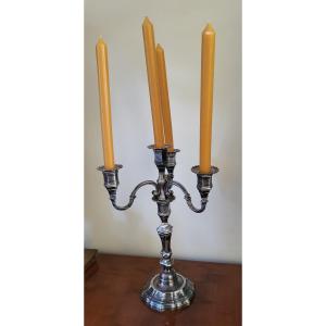 Pair Of 4-candle Candelabra