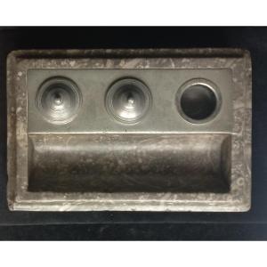 Marble Louis 14th Inkwell