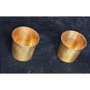 2 Goblets In Vermeil , Napoleon The 1st Period