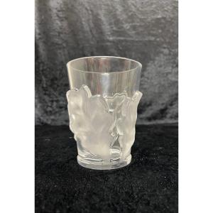 Lalique Vase, France - Oak Leaves