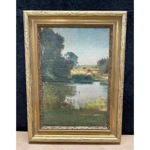 Painting Marie-augustin Zwiller. Alsace