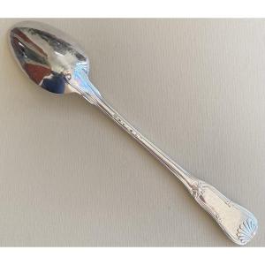 Spoon, Stew, Service, Silver, Violin Nets Shells, Paris, 18th Century