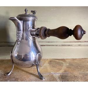 Chocolate Pot, Jug, Silver, Paris 1757