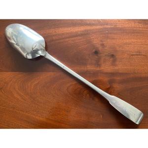 Community, Pot Spoon, Silver, Plain Flat, Paris 1738
