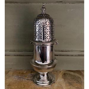 Sprinkler, Plated Metal, Silver, 18th Century