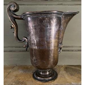 Renaissance, Ewer, Silver Plated Bronze, Italy, 16th Century