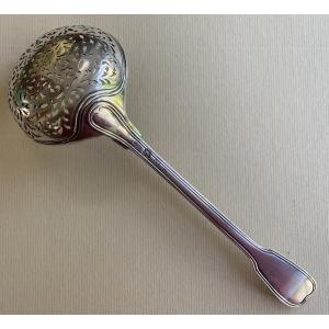 Sugar Spoon, Sprinkler, Silver, Threads, Paris 1752