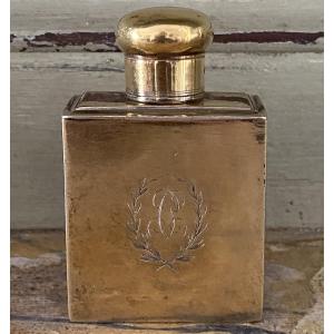 Joubert, Tea Caddy, Gilt Silver, Vermeil, Paris 1766