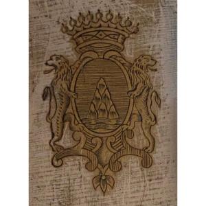 Bucket, Cooler, Plated Metal, Silver, Coat Of Arms, 18th Century