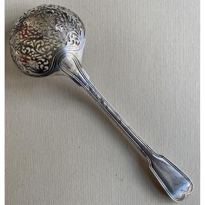Sugar Spoon, Sugar Shaker, Silver, Rimmed, Paris 1761