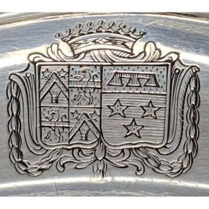 Lille, Plate, Silver, Coat Of Arms, 1776